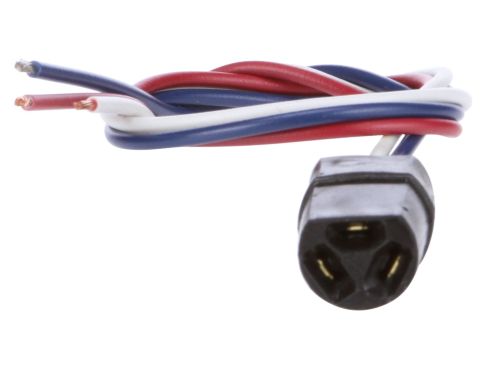 Signal-Stat, Turn Signal Plug, 18 Gauge GPT Wire, 3 Blade Terminal, Stripped End, 14 in.