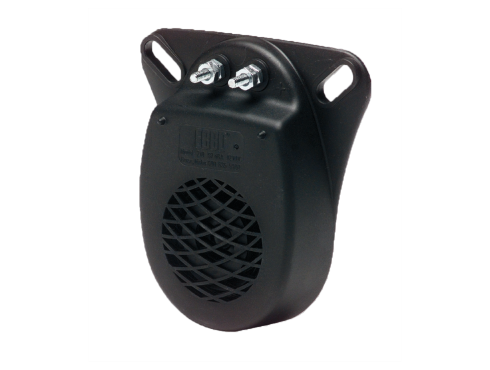 Single Sound Regulation, 97 DB, Back-Up Alarm, 2 Screw, Bracket Mount, 2 Bolt Terminal 12V