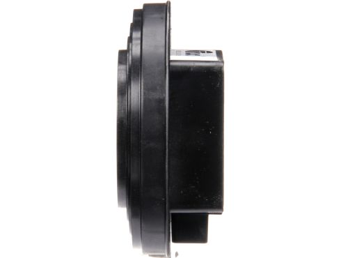Single Sound Regulation, 102 DB, 4" Round, Steam Cleanable, Back-Up Alarm, Grommet, PL-3 12-24V