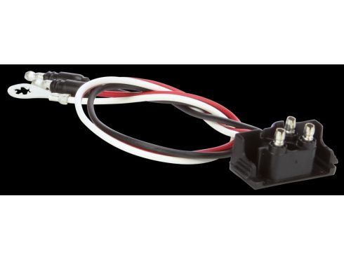 Stop/Turn/Tail Plug, 16 Gauge GPT Wire, Right Angle PL-3, .180 Bullet Terminal/Ring Terminal, 14 in.