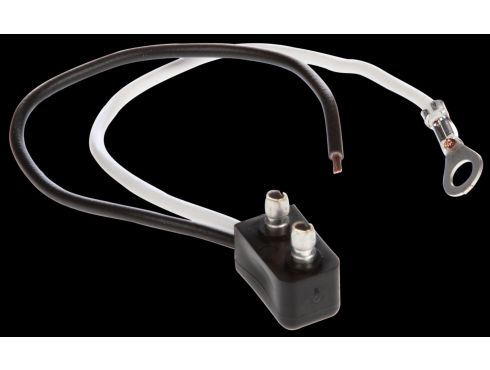 Dome & Utility Plug, 16 Gauge GPT Wire, PL-10, Stripped End/Ring Terminal, 6 in.