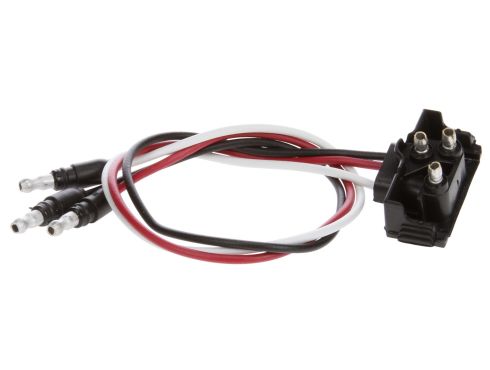 Stop/Turn/Tail Plug, 16 Gauge GPT Wire, Right Angle PL-3, .180 Bullet Terminal, 14 in.
