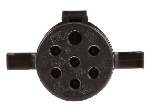 7 Conductor, Female 7 Pole, Trailer Connector Plug, Nylon