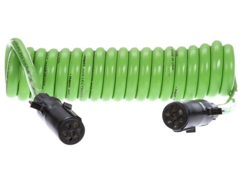 15ft, Nylon, 7 Conductor, Trailer Cord, Female 7 Pole