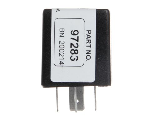 Heavy-Duty Solid-State, Plastic Flasher Module, 12V, 5 Blade Terminals