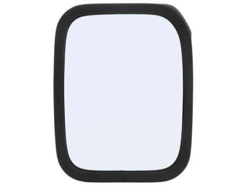 6 x 8 in., Silver Stainless Steel Convex Mirror, Rectangular, Universal Mount