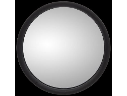 5 in., White Stainless Steel Convex Mirror, Round, Universal Mount