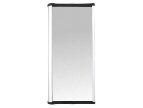 7 x 16 in., West Coast Mirror, Silver Aluminum