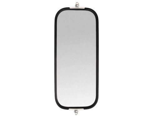 7 x 16 in., West Coast Mirror, Black Steel