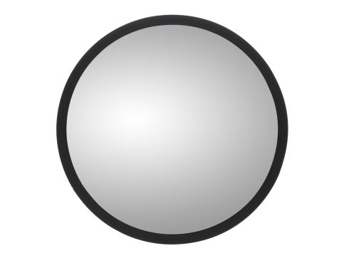 Assembly, 8 in., White Stainless Steel Convex Mirror, Round, Universal Mount