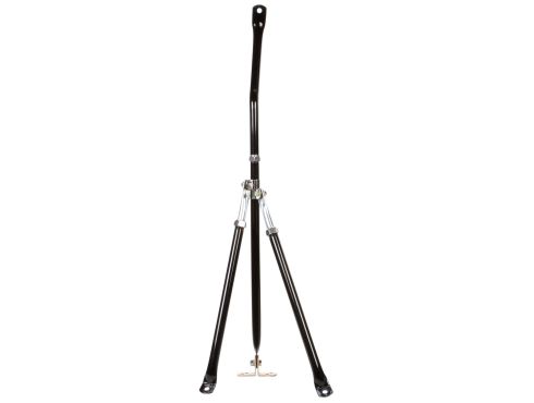 26-34in., Universal Fender School Bus Bracket, Black Steel Tripod Bracket