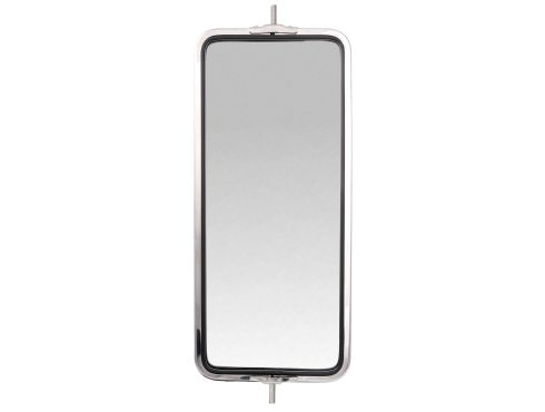 7 x 16 in., Adjustable West Coast Mirror, Silver Stainless Steel, Kit