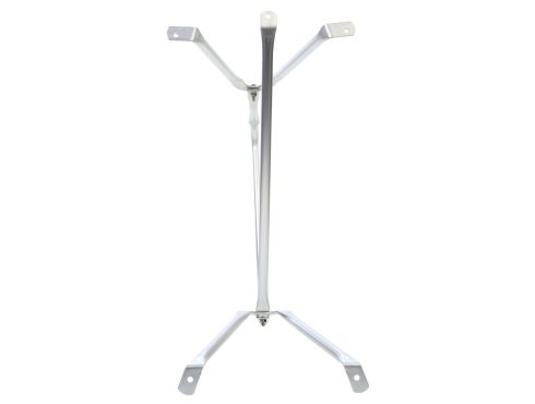 23 x 22 in., Universal Side West Coast Mirror Bracket, Silver Aluminum Yoke, Kit