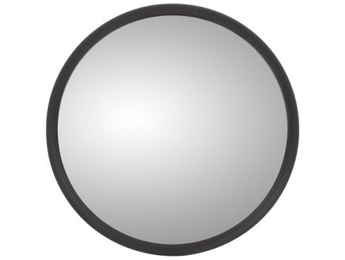 Offset Stud, 7.5 in., Silver Stainless Steel Convex Mirror, Round, Universal Mount