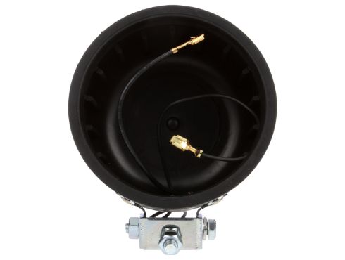 Black Rubber, 1 Stud Mount, 5" Round Replacement Housing