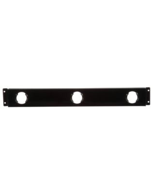 10 Series, Replacement Identification Bar, 6&quot; Centers, Black