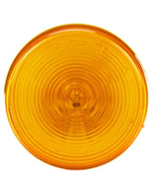 10 Series, Incandescent, Yellow Round, 1 Bulb, Marker Clearance Light, PC, PL-10, 12V
