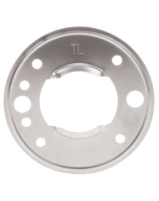 10 Series, Bracket Mount, 2-1/2 in Diameter Lights, Used In Round Shape Lights, Silver Stainless Steel, 2 Screw Bracket Mount, PL-10, Stripped End/Ring Terminal, Kit