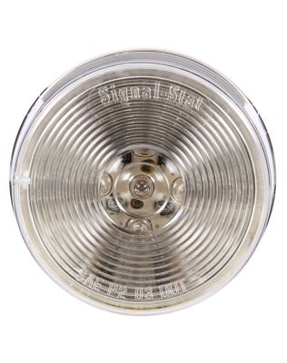 Signal-Stat, LED, Clear/Yellow Round, 13 Diode, Marker Clearance Light, P2, PL-10, 12V