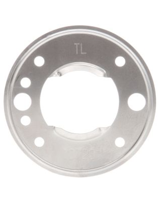 10 Series, Bracket Mount, 2-1/2 in Diameter Lights, Used In Round Shape Lights, Silver Stainless Steel, 2 Screw Bracket Mount