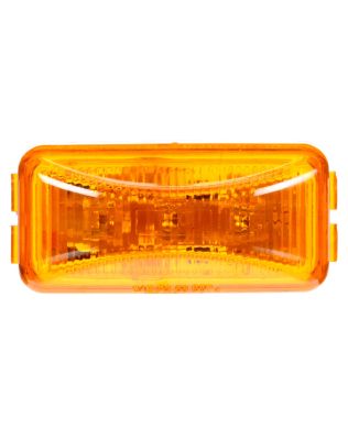 Signal-Stat, LED, Yellow Rectangular, 3 Diode, Marker Clearance Light, P2, PL-10, 12V, Bulk