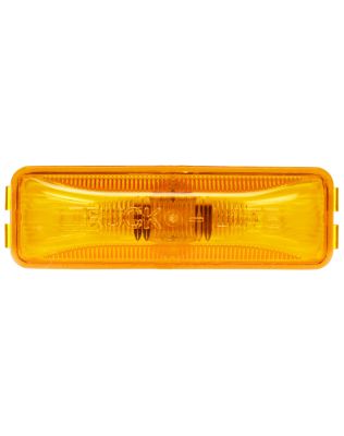 19 Series, Base Mount, Incandescent, Yellow Rectangular, 2 Bulb, Marker Clearance Light, PC, 19 Series Male Pin, 12V
