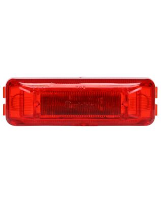 19 Series, LED, Red Rectangular, 2 Diode, Marker Clearance Light, P2, Fit 'N Forget M/C, 12V