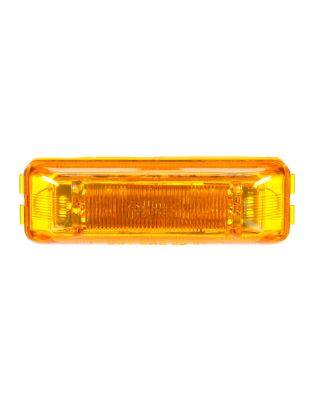 19 Series, LED, Yellow Rectangular, 4 Diode, Marker Clearance Light, P2, Fit 'N Forget M/C, 12V