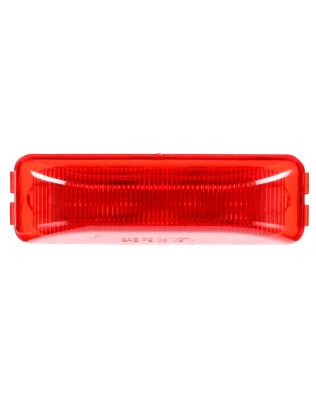 Signal-Stat, LED, Red Rectangular, 4 Diode, Marker Clearance Light, P2, Male Pin, 12V, Bulk