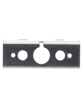 19 Series, Bracket Mount, 19 Series Products, Used In Rectangular Shape Lights, Silver Aluminum, 2 Screw Bracket Mount