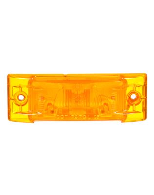 Super 21, Incandescent, Yellow Rectangular, 1 Bulb, Marker Clearance Light, PC, 2 Screw, Super 21 Plug, 12V