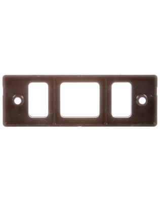 Super 21, Bracket Mount, 21 Series Lights, Used In Rectangular Shape Lights, Black Polycarbonate, 2 Screw Bracket Mount