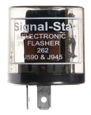 Signal-Stat, 10 Light Electro-Mechanical, Plastic Flasher Module, 60-120fpm, 12V, 2 Blade Terminals, Bulk
