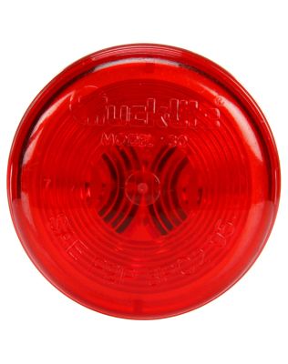 30 Series, Incandescent, Red Round, 1 Bulb, Marker Clearance Light, PC, PL-10, 12V