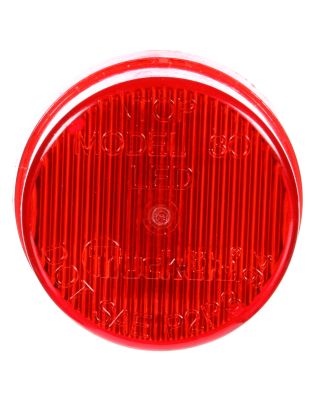 30 Series, LED, Red Round, 2 Diode, Marker Clearance Light, P3, Fit 'N Forget M/C, 12V, Bulk