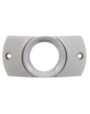 30 Series, Gray Grommet, Deflector Mount, 30 Series Lights, Used In Round Shape Lights, Gray Polycarbonate, 2 Screw Bracket Mount, PL-10, Stripped End/Ring Terminal, Kit