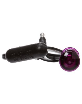Super 33 .75" LED Round 1 Diode Purple Polycarbonate Lens, Grommet Mount Hardwired 12V, High Amp  Interior Utility & Dome Light