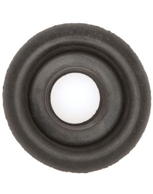 Open Back, Black Rubber, License Grommet for 33 Series and 0.75 in. Lights, Round
