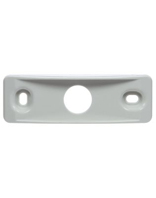 33 Series, Bracket Mount, 33 Series Lights, Used In Round Shape Lights, White Polycarbonate, 2 Screw Bracket Mount