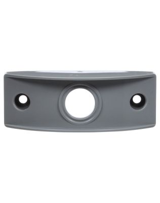 33 Series, Deflector Mount, 33 Series Lights, Used In Round Shape Lights, Gray ABS, 2 Screw Bracket Mount