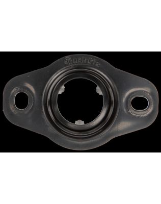 33 Series License Lights Bracket Mount, Used In Round Shape Lights, Black ABS, 2 Screw Bracket Mount