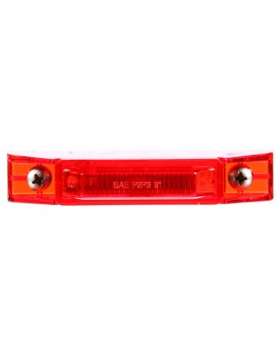 35 Series, LED, Red Rectangular, 1 Diode, Marker Clearance Light, P2, 2 Screw, Fit 'N Forget M/C, 12V, Bulk