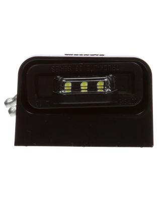 36 Series, LED, 3 Diode, License Light, Rectangular, Black Bracket Mount, Hardwired, .180 Bullet, 12-24V, Kit