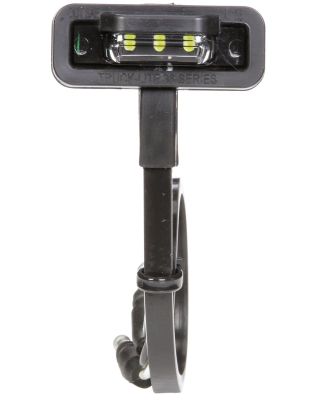 36 Series, Side Exit Wires, LED, 3 Diode, License Light, Rectangular, Adhesive Mount, Hardwired, .180 Bullet, 12-24V