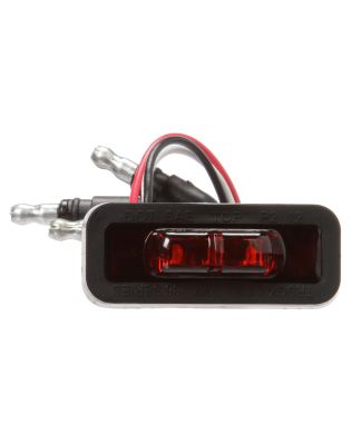 36 Series, Dual-Function, Flex-Lite, LED, Light, Rectangular, Red, 3 Diode, Black, 12V