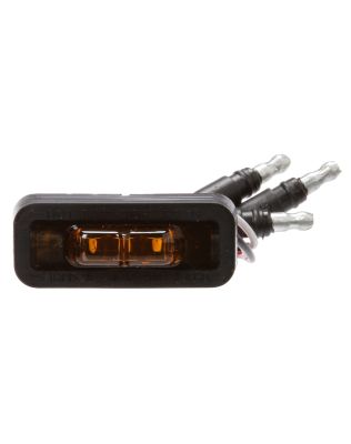 36 Series, Dual-Function, Flex-Lite, LED, Rectangular, Yellow, 3 Diode, Black, 12V