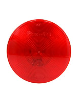 40 Series, Incandescent, Red, Round, 1 Bulb, Stop/Turn/Tail, Black Grommet Mount, PL-3, Stripped End/Ring Terminal, 24V, Kit