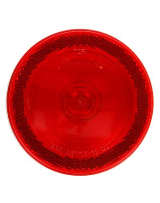 40 Series, Incandescent, Red, Round, 1 Bulb, Stop/Turn/Tail, Black Grommet Mount, Reflectorized, PL-3, Stripped End/Ring Terminal, 12V, Kit, Bulk