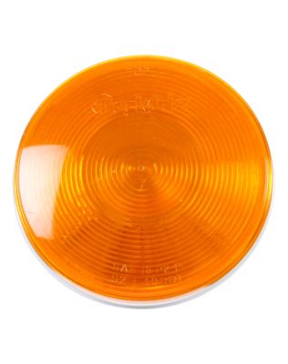 40 Series, Incandescent, Yellow Round, 1 Bulb, Front/Park/Turn, 12V, PL-3