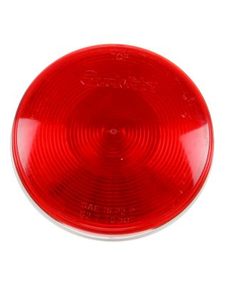 40 Series, Incandescent, Red, Round, 1 Bulb, Stop/Turn/Tail, PL-3, 24V